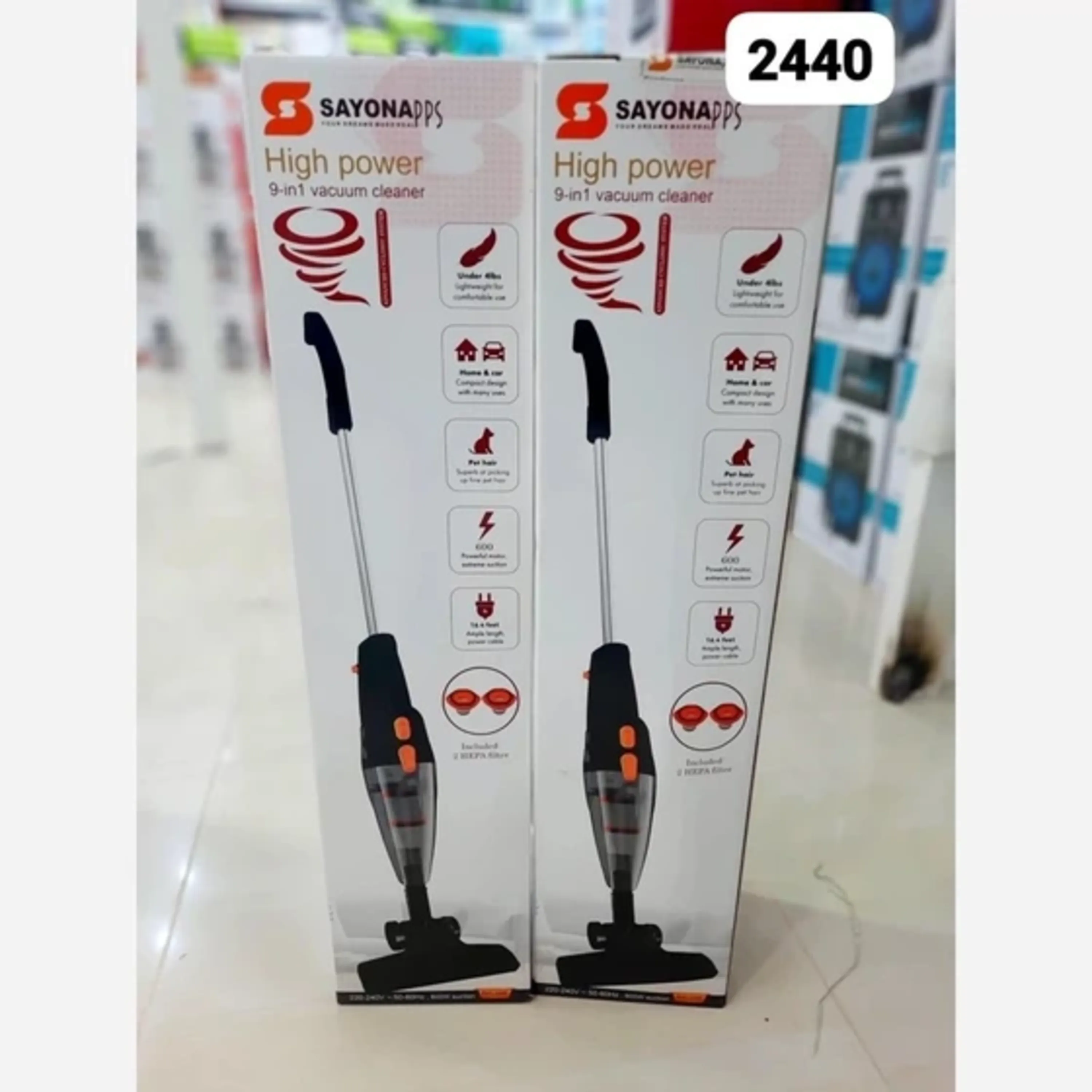 جارو عصایی سایونا مدل 2440 با فیلتر اضافه